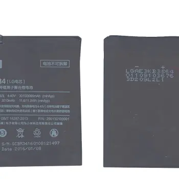 Аккумуляторная батарея для смартфона Xiaomi BM34 Mi Note Pro 3.84V Black 3000mAh 11.6Wh