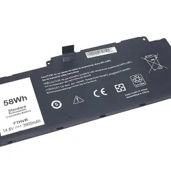 Акумуляторна батарея для ноутбука Dell F7HVR Inspiron 15-7537 14.8V Black 3900mAh OEM