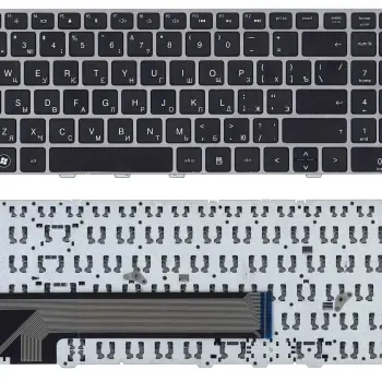 Клавіатура для ноутбука HP ProBook (4535S, 4530S, 4730S) Black, (Silver Frame) RU