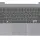 Клавиатура для ноутбука Samsung (NP530U3B) Black, (Gray TopCase), RU 1