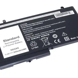 Акумуляторна батарея для ноутбука Dell 0RDRH9 Latitude 12-E5270 11.4V Black 3000mAh OEM