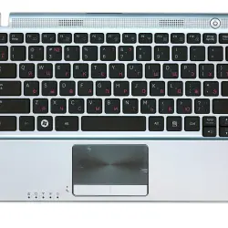 Клавиатура для ноутбука Samsung (NF310) Black, (Silver TopCase), RU