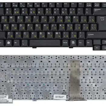 Клавиатура для ноутбука Fujitsu Amilo (D1840, D1845, A1630) Black, RU (вертикальный энтер)