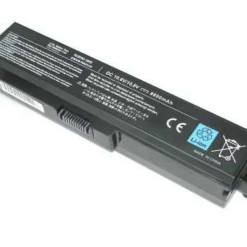 Усиленная аккумуляторная батарея для ноутбука Toshiba PA3636U-1BRL Satellite U400 10.8V Black 8800mAh OEM