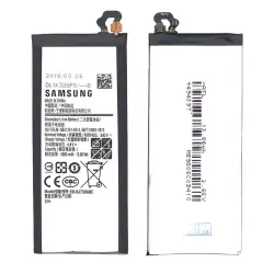 Акумуляторна батарея для смартфону Samsung EB-BJ730ABE Galaxy J7 (2017) SM-J730 3.85V Black 3600mAh 13.86Wh