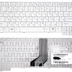 Клавіатура для ноутбука LG (X110, X120) White, RU