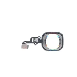Кнопка HOME в сборе с механизмом и шлейфом для iPhone 6S/6S Plus серебро