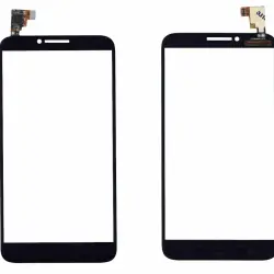 Тачскрін (Сенсорне скло) для смартфону Alcatel Idol 2 6037 чорний