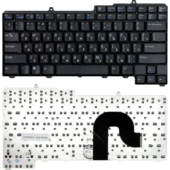 Клавіатура для ноутбука Dell Inspiron (1300, B120, B130) Latitude (120L) Black, RU