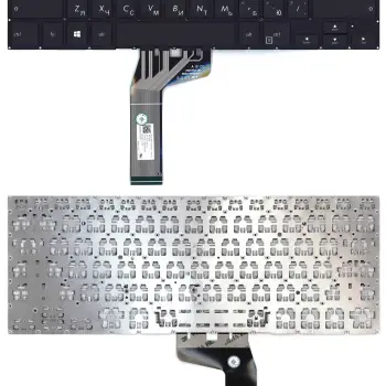 Клавиатура для ноутбука Asus VivoBook S14 X411UF с подсветкой (Light), Black, (No Frame) RU