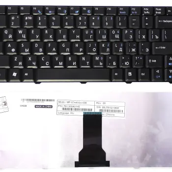 Клавіатура для ноутбука Acer eMachines D520, D720 Black, RU