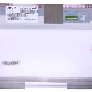 Матрица для ноутбука 15,6", Normal (стандарт), 40 pin (снизу слева), 1366x768, Светодиодная (LED), без крепления, глянцевая, Samsung, LTN156AT10