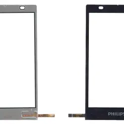 Тачскрін (Сенсорне скло) для смартфону Philips Xenium X809 чорний