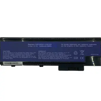 Акумуляторна батарея для ноутбука Acer 3UR18650Y-2-QC236 Travelmate 5600 11.1V Black 5200mAh OEM
