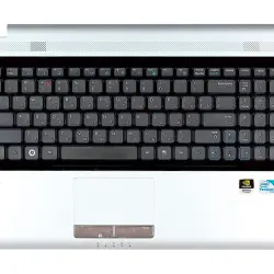 Клавиатура для ноутбука Samsung (RV511) Black, (Gray TopCase), RU