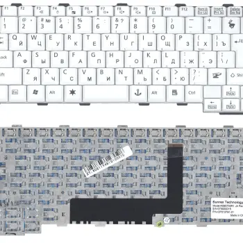 Клавиатура для ноутбука Fujitsu LifeBook (P7230) White, RU