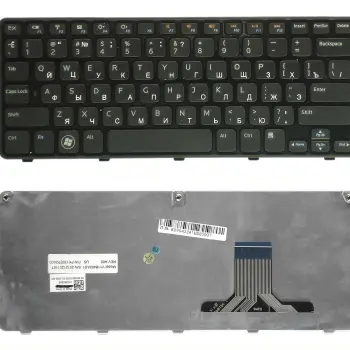 Клавиатура для ноутбука Dell Inspiron Mini (1090) Black, (Black Frame) RU