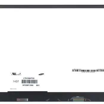 Матриця для ноутбука 15,6", Slim (тонкая), 30 pin eDP (знизу справа), 1366x768, Светодиодная (LED), крепления сверху\снизу, глянцевая, Samsung, LTN156AT33 401