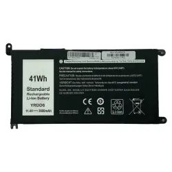 Акумуляторна батарея для ноутбука Dell YRDD6 Inspiron 14Z-5482 11.4V Black 3600mAh OEM