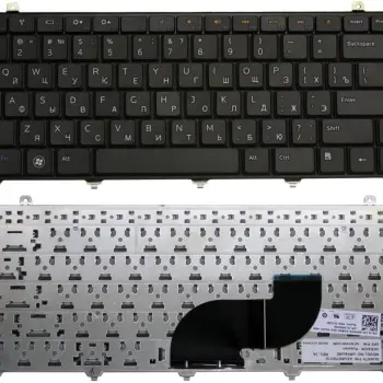 Клавиатура для ноутбука Dell Studio 14, Inspiron 1470, 1570  Black, RU