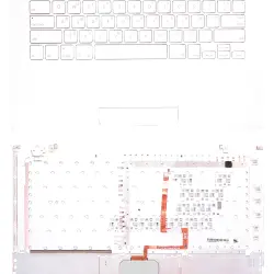 Клавіатура для ноутбука Apple MacBook (A1181) White, (White TopCase), RU