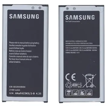 Аккумуляторная батарея для смартфона Samsung BG-BG800BBE Galaxy S5 Mini SM-G800F 3.85V 2100mAh 8.09Wh