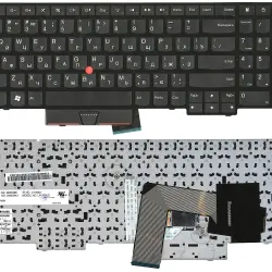 Клавиатура для ноутбука Lenovo ThinkPad Edge (E530, E535, E530C), с указателем (Point Stick) Black, Black Frame, RU