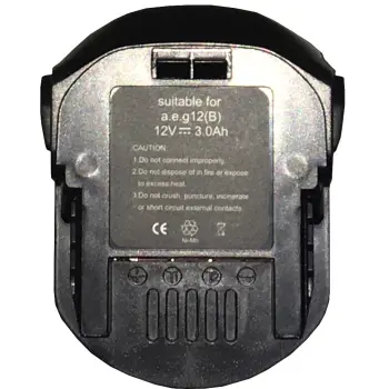 Акумулятор для шуруповерта AEG B1215R 3.0Ah 12V чорний Ni-Mh