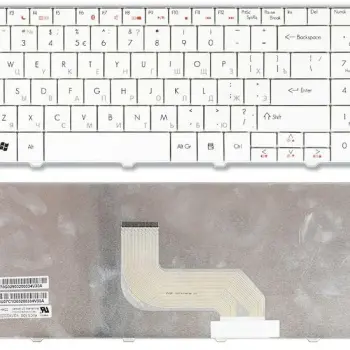 Клавіатура для ноутбука Gateway (NV52) White, RU