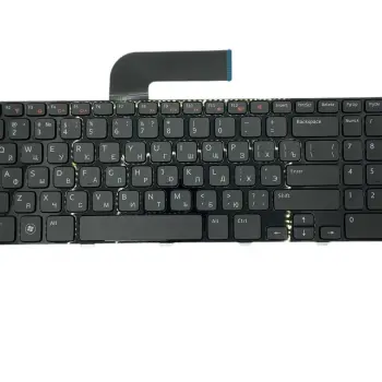 Клавіатура для ноутбука Dell Inspiron (M5110, M511R, N5110) Black, RU/EN
