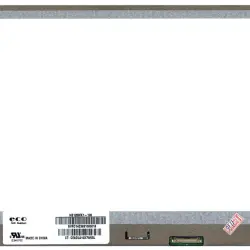 Матриця для ноутбука 12,5", Slim (тонкая), 30 pin (знизу справа), 1366x768, Светодиодная (LED), ушки по бокам, матовая, BOE-Hydis, HB125WX1-100