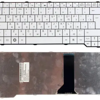Клавиатура для ноутбука Fujitsu Amilo SA3650, Esprimo V6505, V6515, V6535, V6545, LI3710, Pa3575, PI3525, PA3553, PA3515  White, RU (вертикальный энтер)