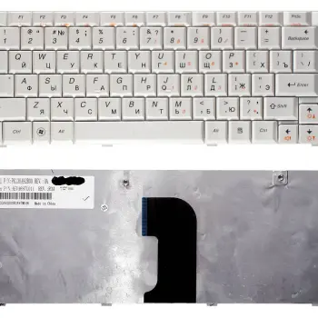 Клавіатура для ноутбука Lenovo IdeaPad (U450, E45) White, RU