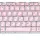 Клавиатура для ноутбука Sony (SVE14A) Pink, с подсветкой (Light), (No Frame) RU 2