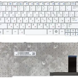 Клавіатура для ноутбука Samsung (Q68, Q70) White RU