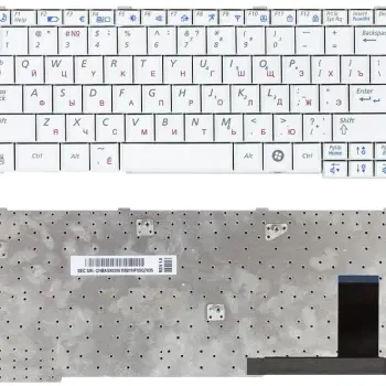 Клавіатура для ноутбука Samsung (Q68, Q70) White RU
