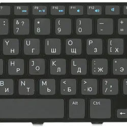 Клавиатура для ноутбука Dell Inspiron (3721, 5721, 3737, 5737) Black, (Black Frame), RU