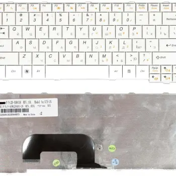 Клавиатура для ноутбука Lenovo IdeaPad (S12) White, RU