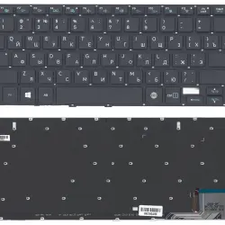 Клавиатура Samsung (NP530U4E) с подсветкой (Light) Black, (No Frame), RU