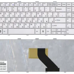 Клавиатура для ноутбука Fujitsu LifeBook (A530, A531, AH512, AH530, AH531, NH751) White, RU