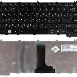 Клавіатура для ноутбука Toshiba Satellite (C600, C640, C645, C645D, L600, L600D, L630, L635, L640, L640D, L645, L645D, L745, L745D, L700, L700D, L700-T23R, L700-C305B, L735) Black, RU (вертикальный ентер)