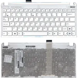 Клавіатура для ноутбука Asus EEE PC 1011, 1015, 1016, 1018, 1025, X101 White, (White Frame) RU