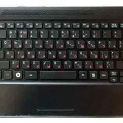 Клавиатура для ноутбука Samsung (N210) Black, (Black TopCase), RU