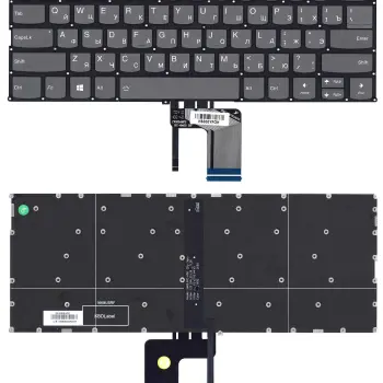Клавиатура для ноутбука Lenovo IdeaPad (720S-14IKB) Black с подсветкой (No Frame), RU