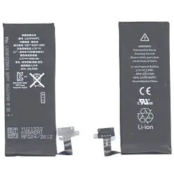Акумуляторна батарея для смартфону Apple 616-0580 iPhone 4S Li-ion Polymer Battery 3.7V Black 1430mAh 5.3Wh