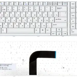 Клавіатура для ноутбука LG (R700, R710) White, (White Frame) RU