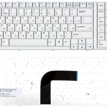 Клавиатура для ноутбука LG (R700, R710) White, (White Frame) RU