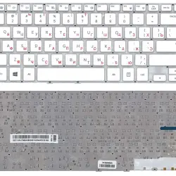 Клавіатура для ноутбука Samsung (470R4E, BA59-03680A) White, (No Frame), RU