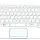 Клавиатура для ноутбука Samsung (NC110) White, (White TopCase), RU 1