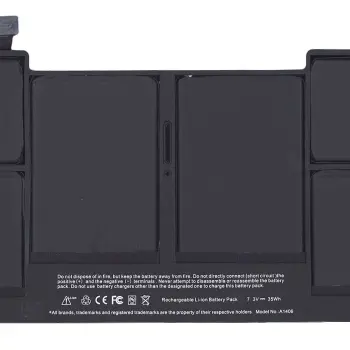 Акумуляторна батарея для ноутбука Apple A1406 MacBook Air 11" A1370 (2011) 7.3V Black 4680mAh Orig